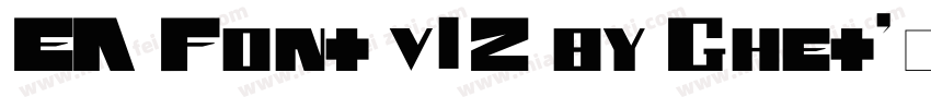 EA Font v15 by Ghet字体转换